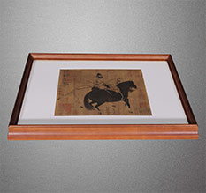 长寿书画装裱配框服务案例